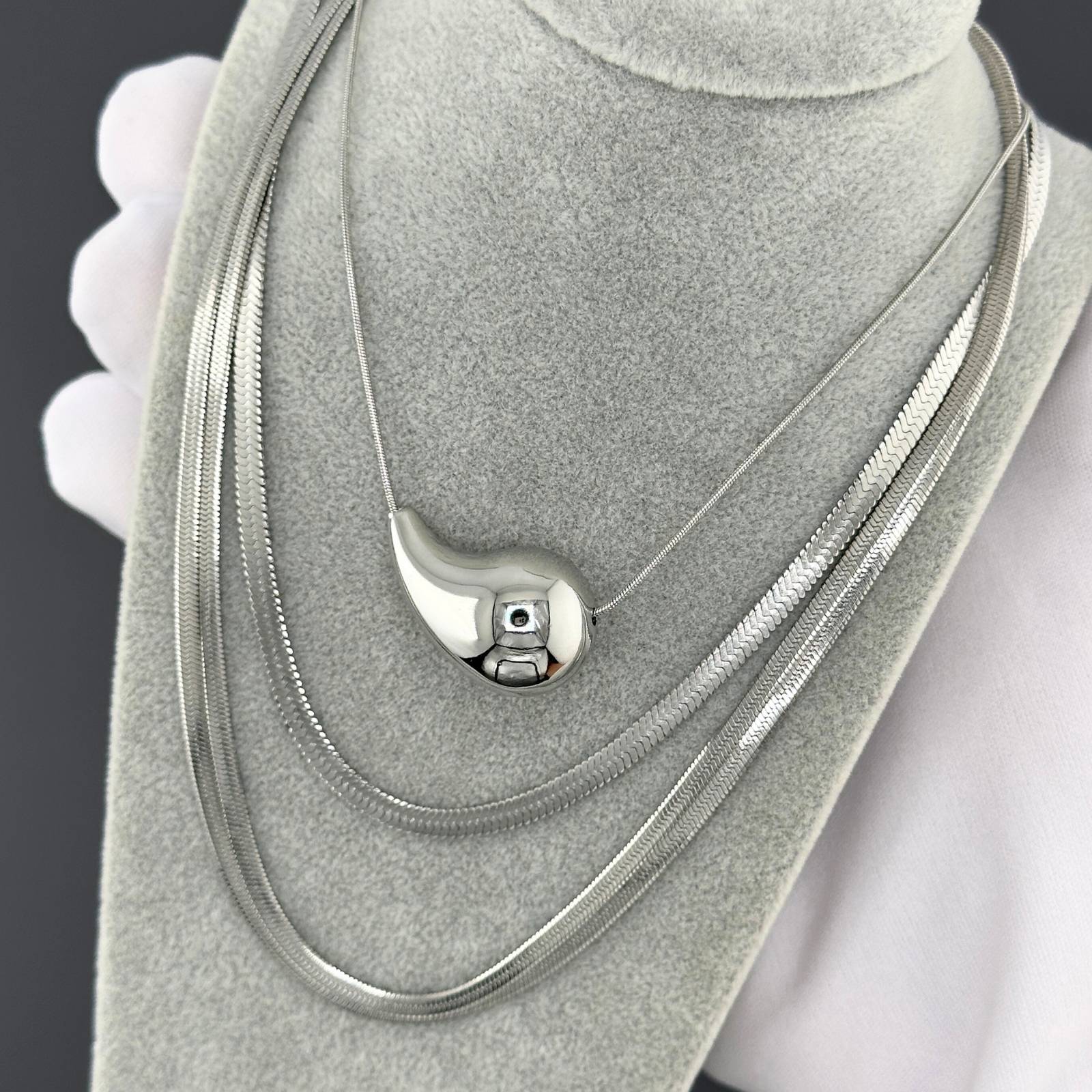 Stainless Steel snake chain 55CM