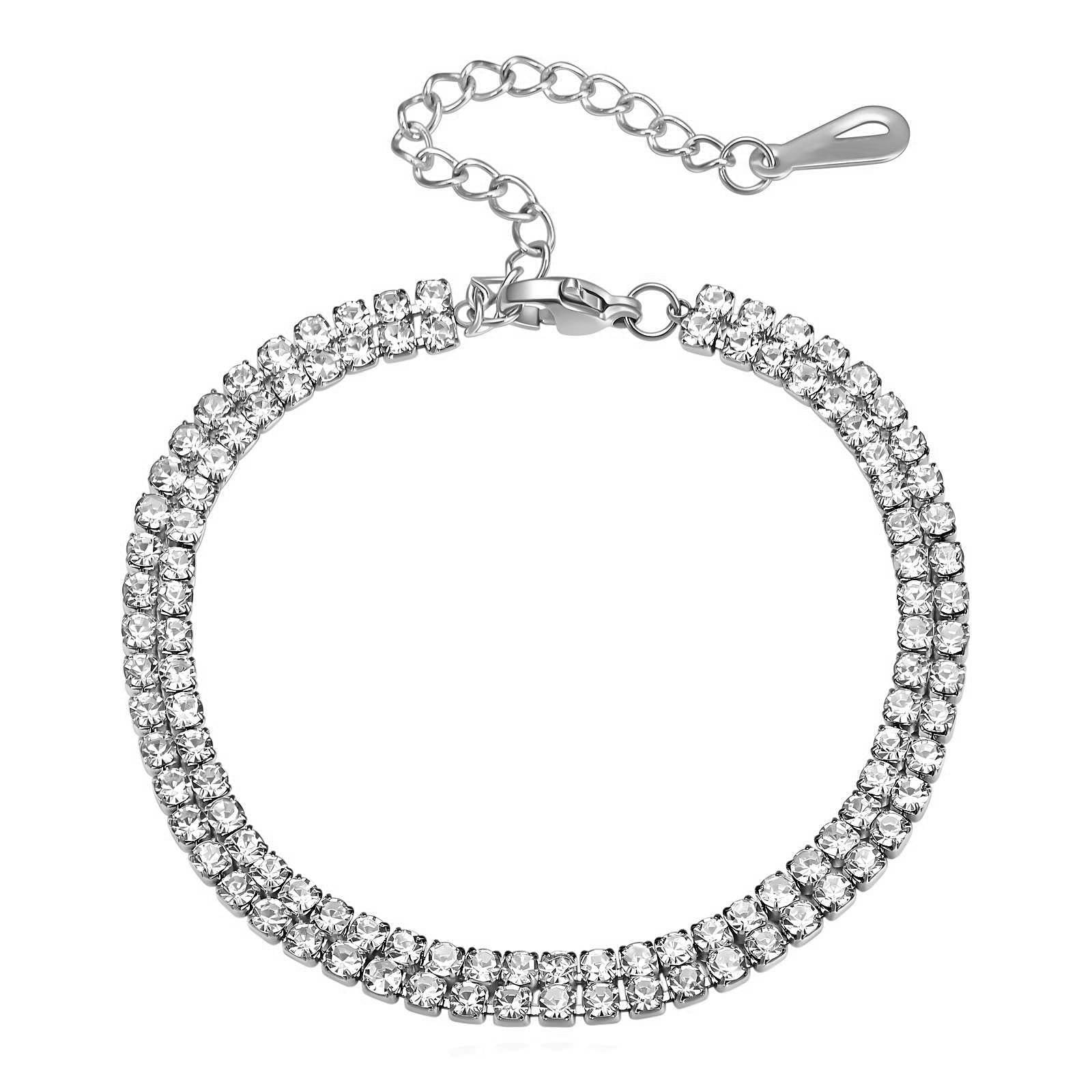 Stainless Steel CZ Bracelet
