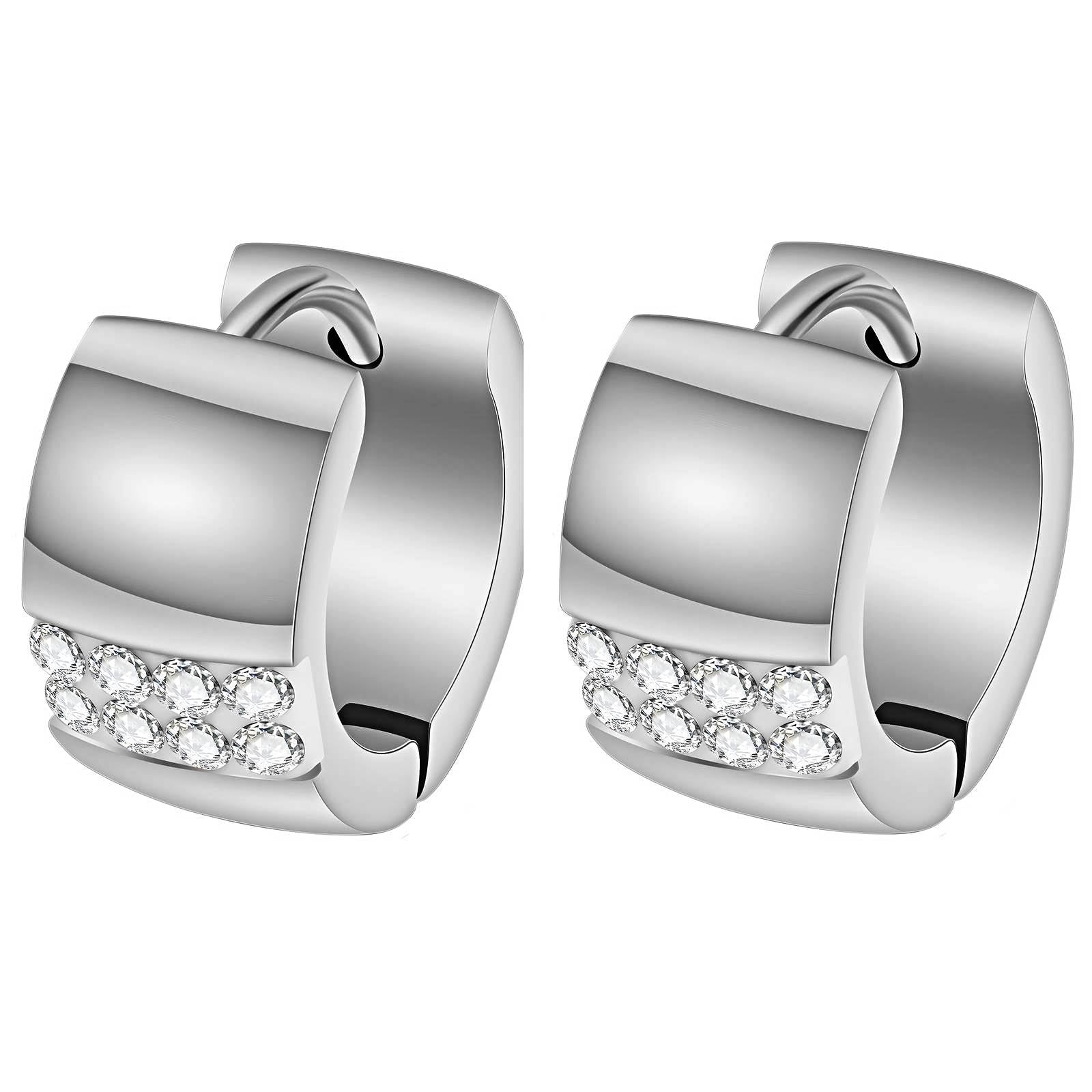 Congo style small hoop CS Stainless steel Earrings