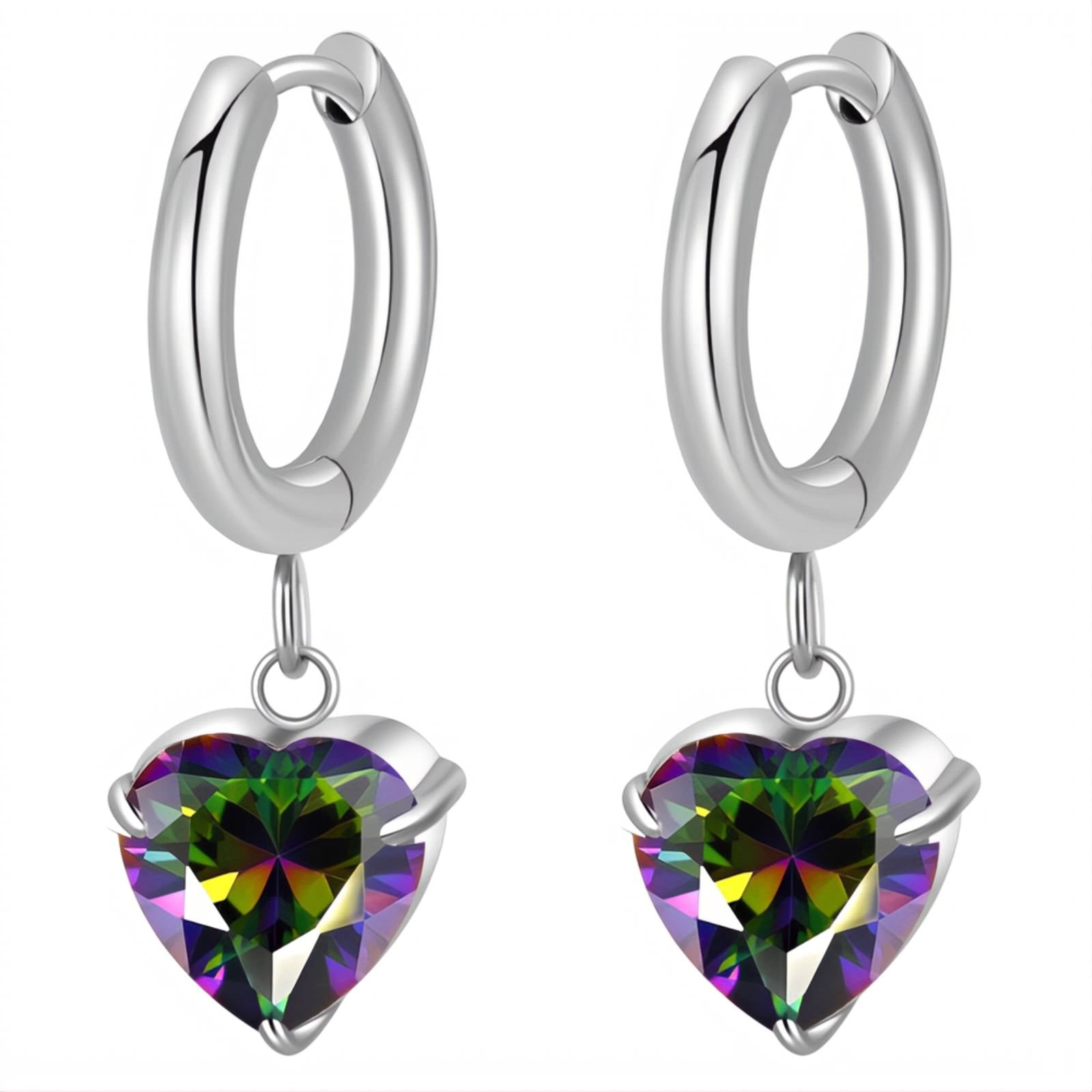 Stainless Steel Heart Earrings
