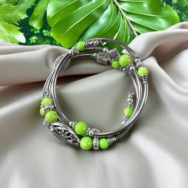 Emperor Green Wrap Bracelet