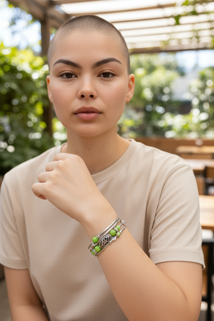 Emperor Green Wrap Bracelet