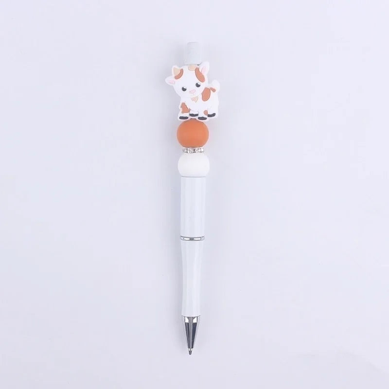Light Brown spots baby Goat silicon pen