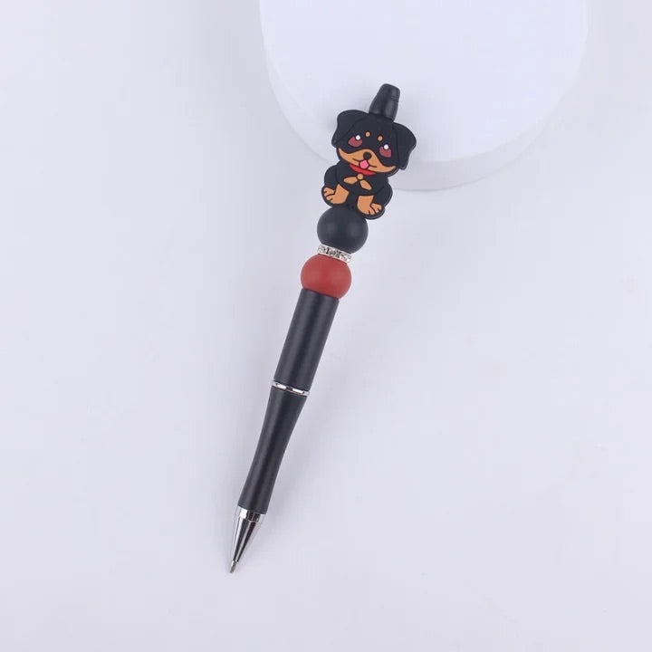 Brown and Black Silicon Dog Pen